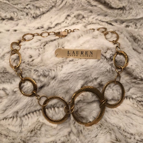 Ralph Lauren Gold Link Neclace - Picture 1 of 1